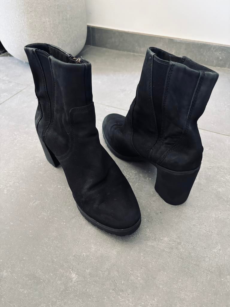 Timberland boots, Zwart, Lage of Enkellaarzen, Ophalen of Verzenden, Gedragen