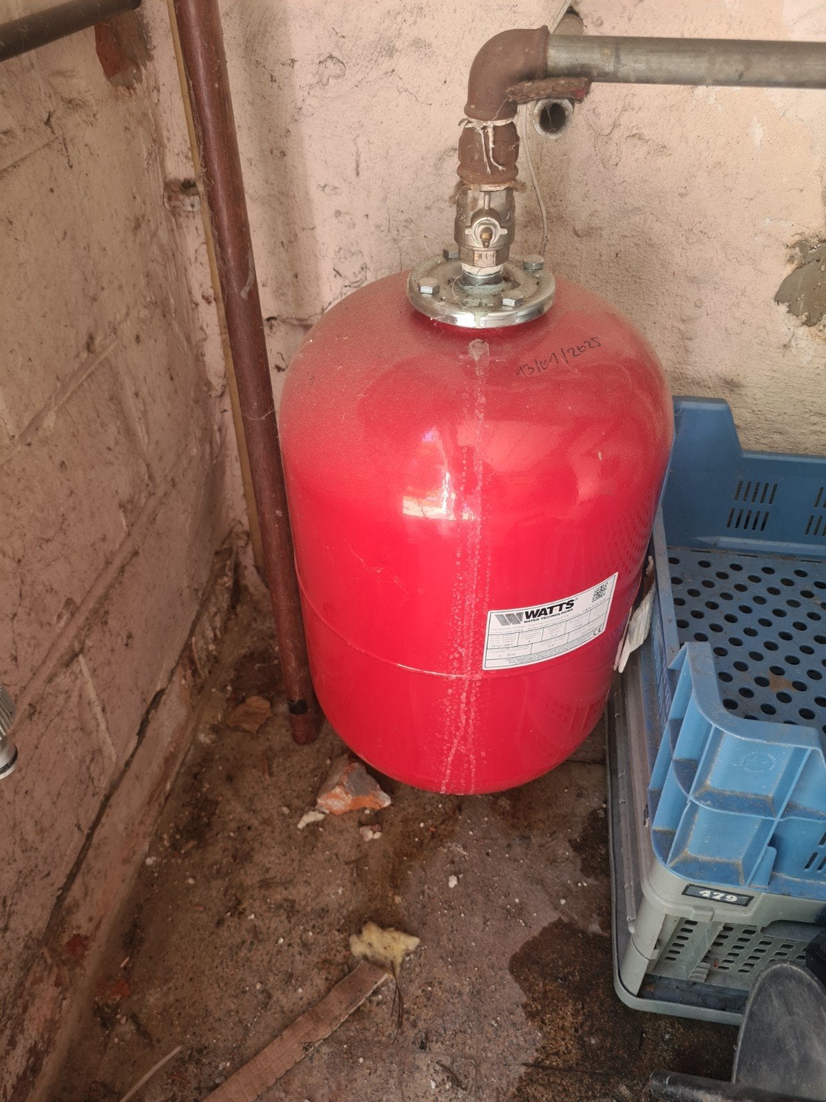 vase d expansion chauffage, Enlèvement