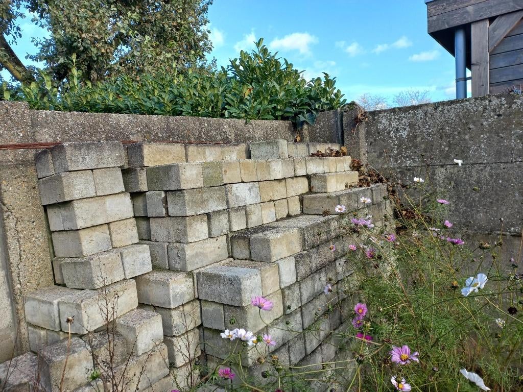 betonklinkers, Tuin en Terras, Ophalen, Gebruikt