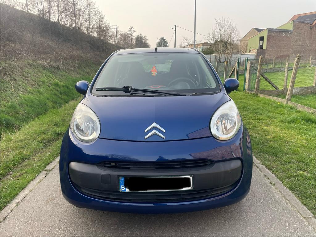 Citroën C1 2007, Auto's, Voorwielaandrijving, Euro 5, Stof, Blauw