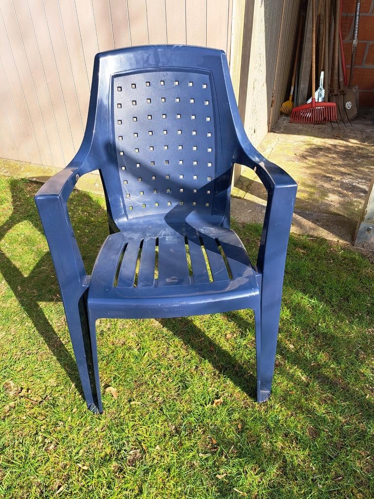 Tuinstoelen, Ophalen, Zo goed als nieuw, Kunststof, Stapelbaar