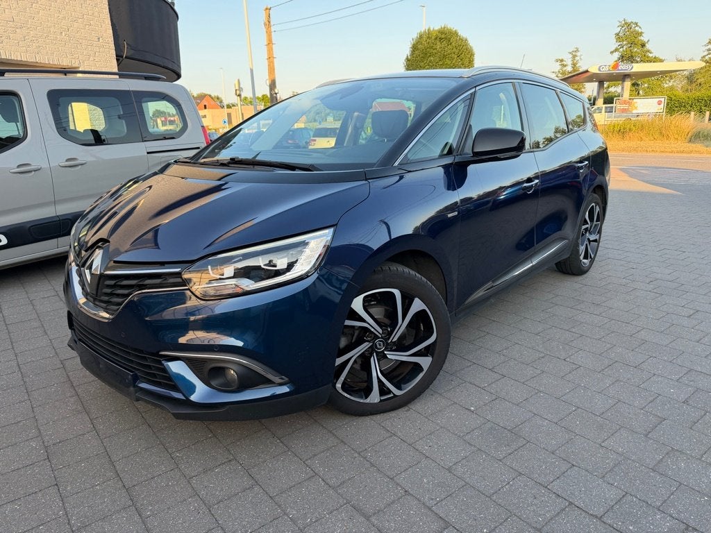 Renault Gran Scenic 7 zit 1,2 tce benzine, Auto's, Parkeersensor, Monovolume, Euro 6, Blauw