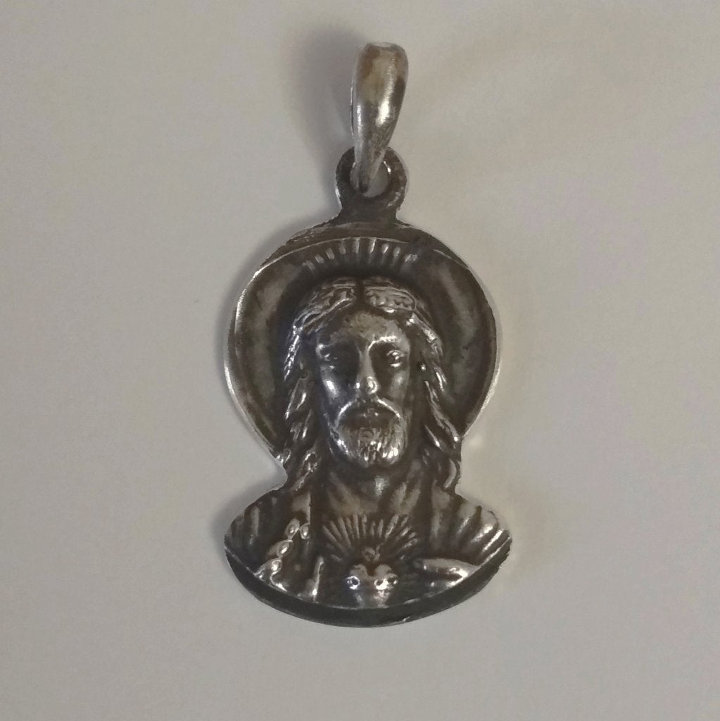 Pendentif en argent avec motif Jésus Christ, Bijoux, Sacs & Beauté, Bijoux anciens, Envoi, Argent, Pendentif