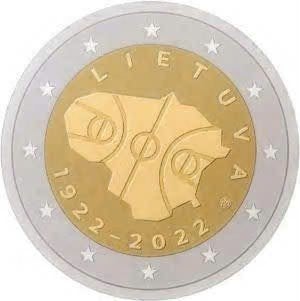 2€ munt Lietuva (unc), Timbres & Monnaies, Enlèvement, Autres pays, 2 euros, Monnaie en vrac