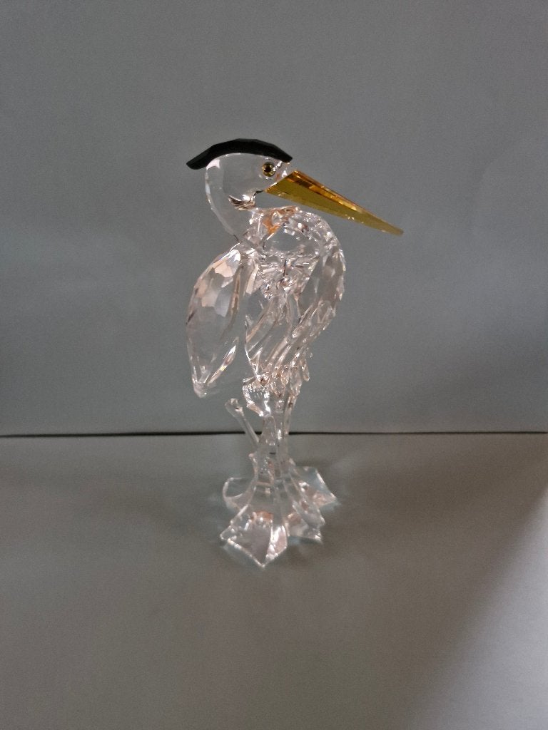 Swarovski zilverreiger, Verzamelen, Swarovski, Ophalen of Verzenden, Zo goed als nieuw, Figuurtje