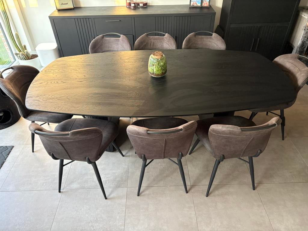 Table H&H 240 x 120, 100 à 150 cm, Enlèvement, Utilisé, Ovale