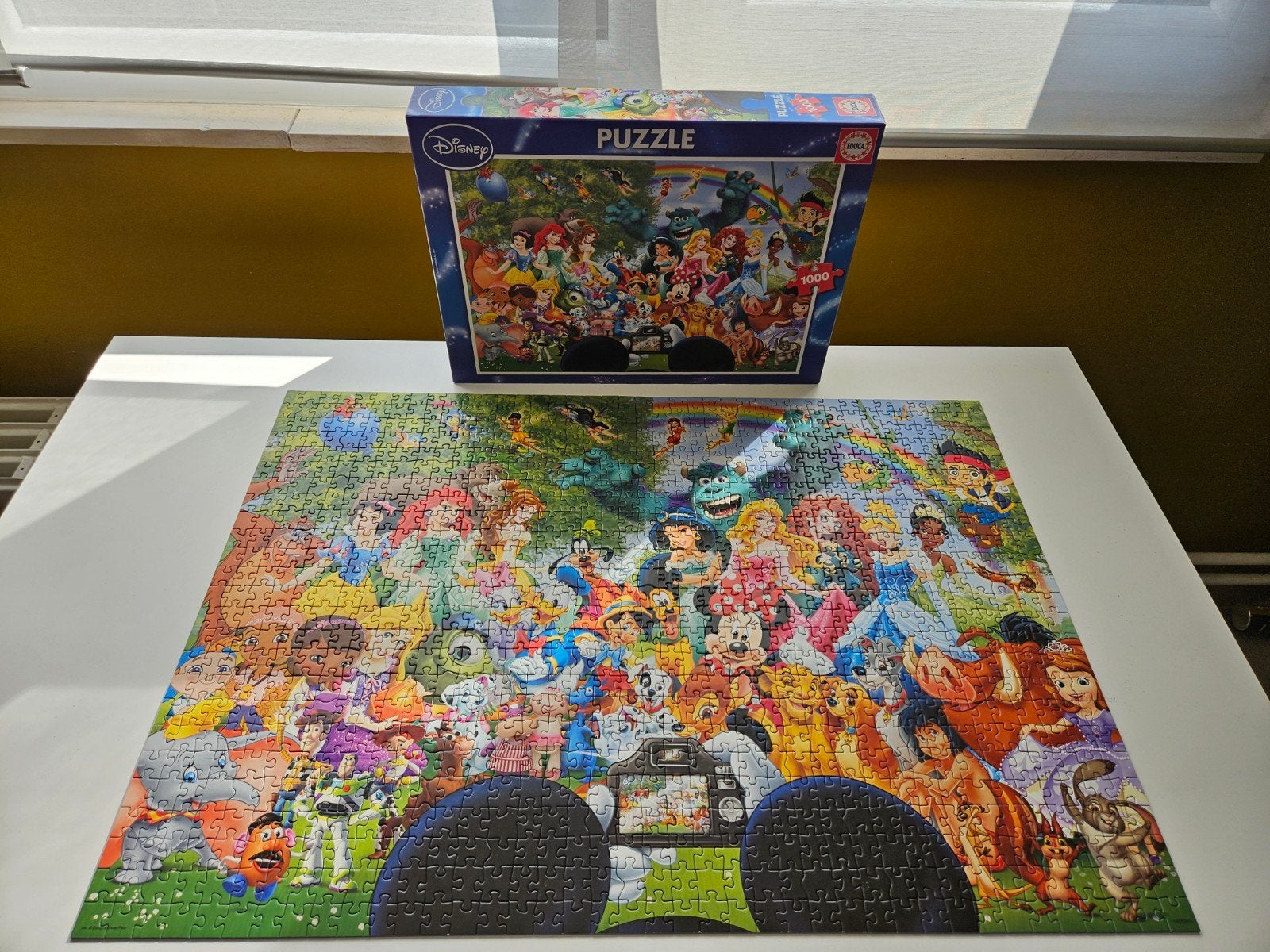 Puzzle Disney 1000 pièces (complet), Enlèvement ou Envoi