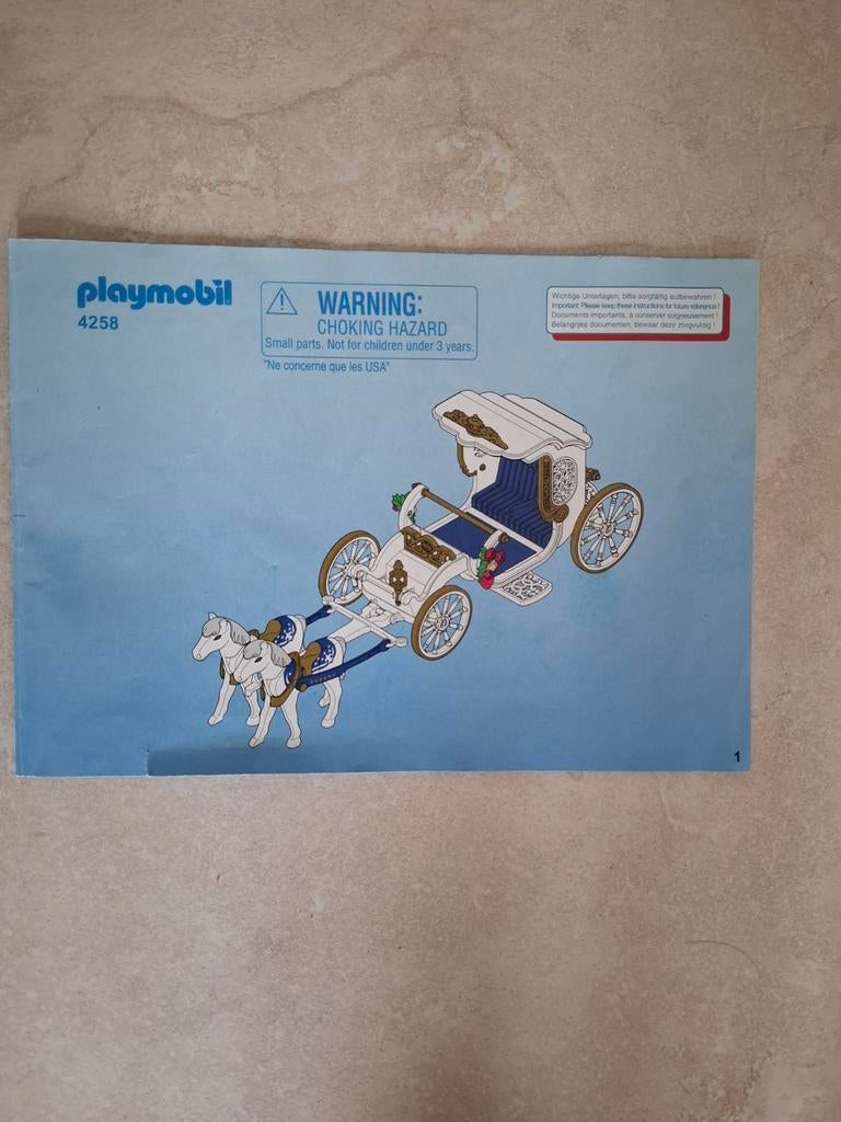 Playmobil Princess Carriage 4528, Enlèvement