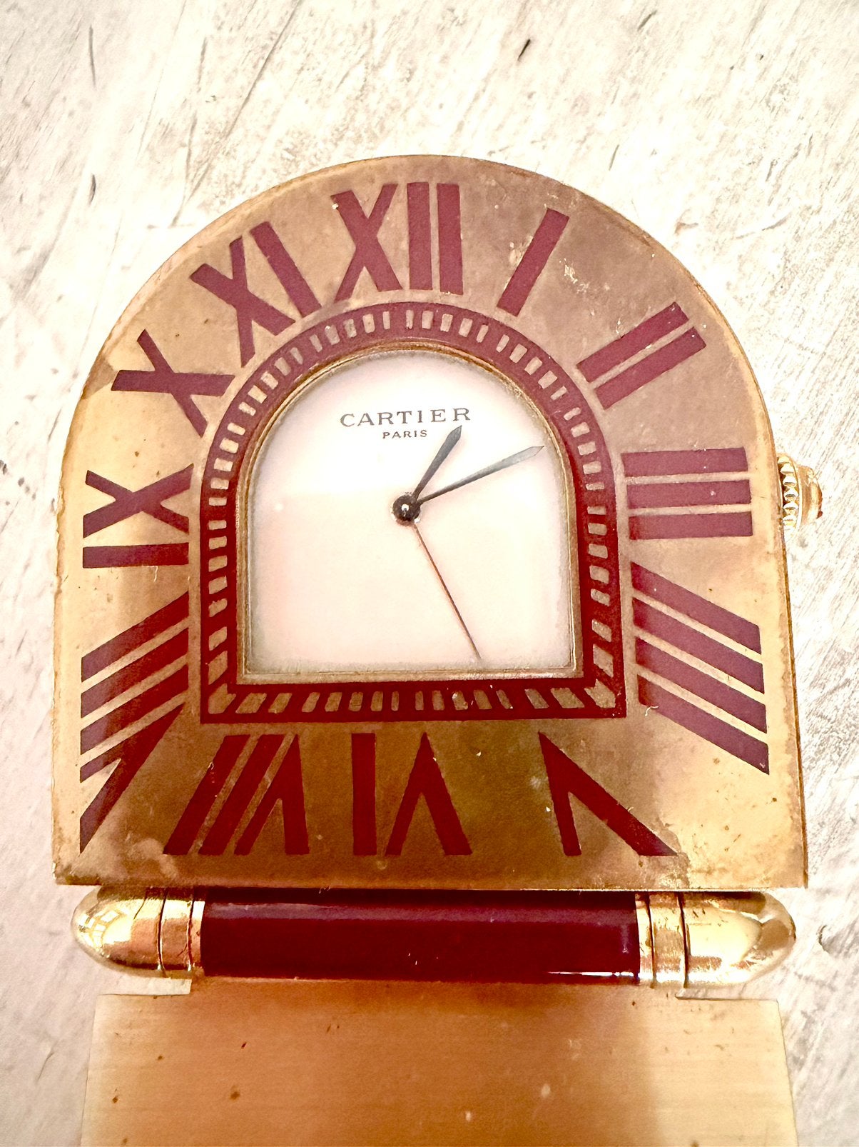 Cartier alarmklokje heeft nieuwe batterij nodig.100% Cartier, Antiek en Kunst, Ophalen of Verzenden