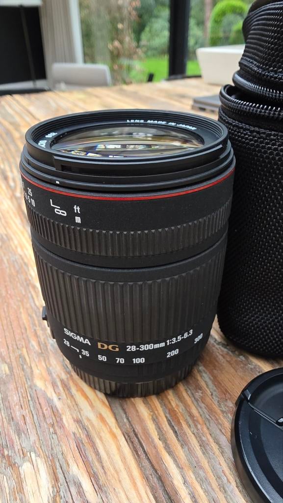 Sigma DG 28-300mm 1:3.5:6.3 met tasje, Ophalen