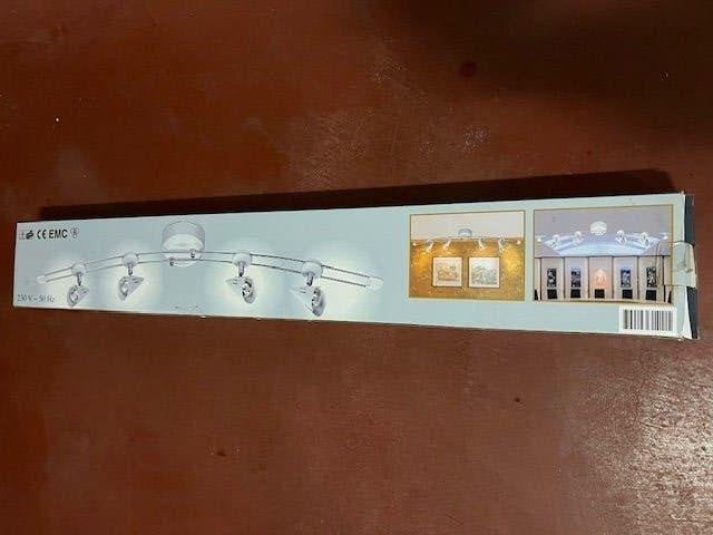 witte halogeenlamp plafonniere, Ophalen, Nieuw, Plafondlamp