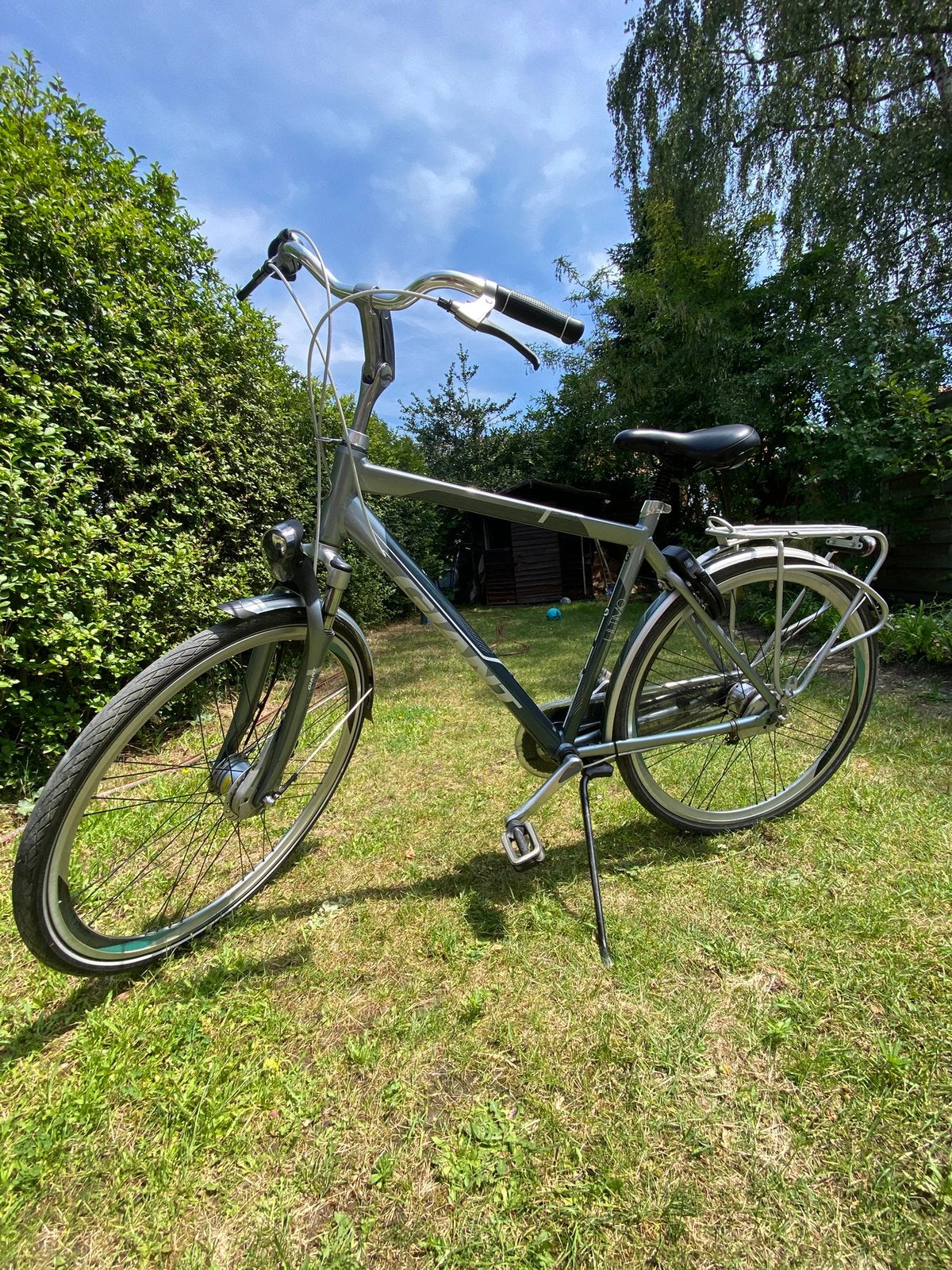 Perfect rijdende herenfiets Gaint., Fietsen en Brommers, Ophalen, Zo goed als nieuw, Giant