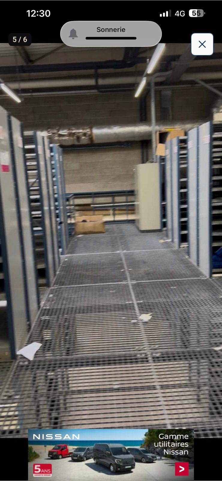 lot d etagere de stockage sur caillbotis 2.25x1x60, Enlèvement ou Envoi, Comme neuf