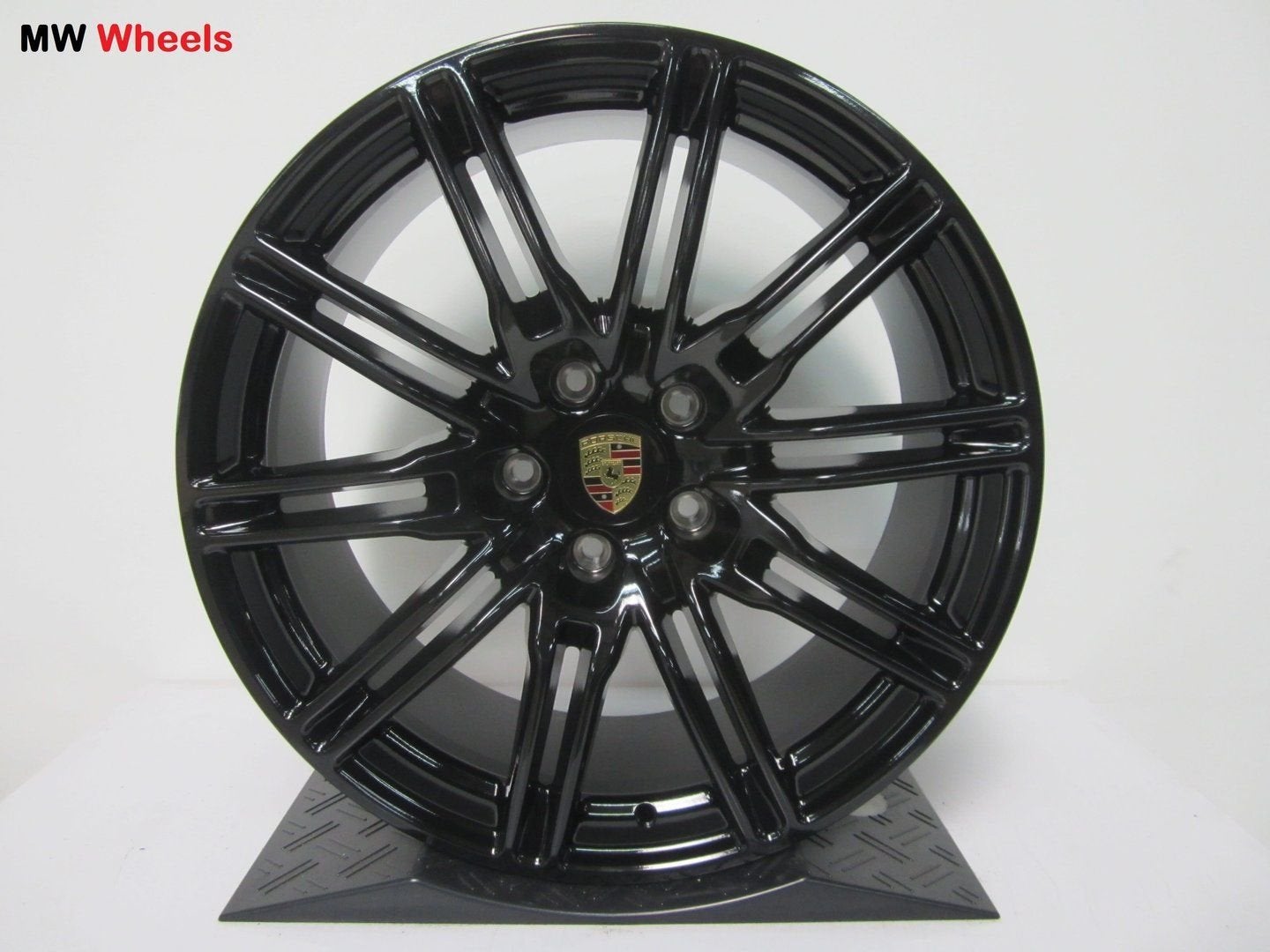 Porsche 21 inch Origineel Cayenne GTS velgen hoogglans zwart, Véhicule de tourisme, -, 21 pouces, Utilisé