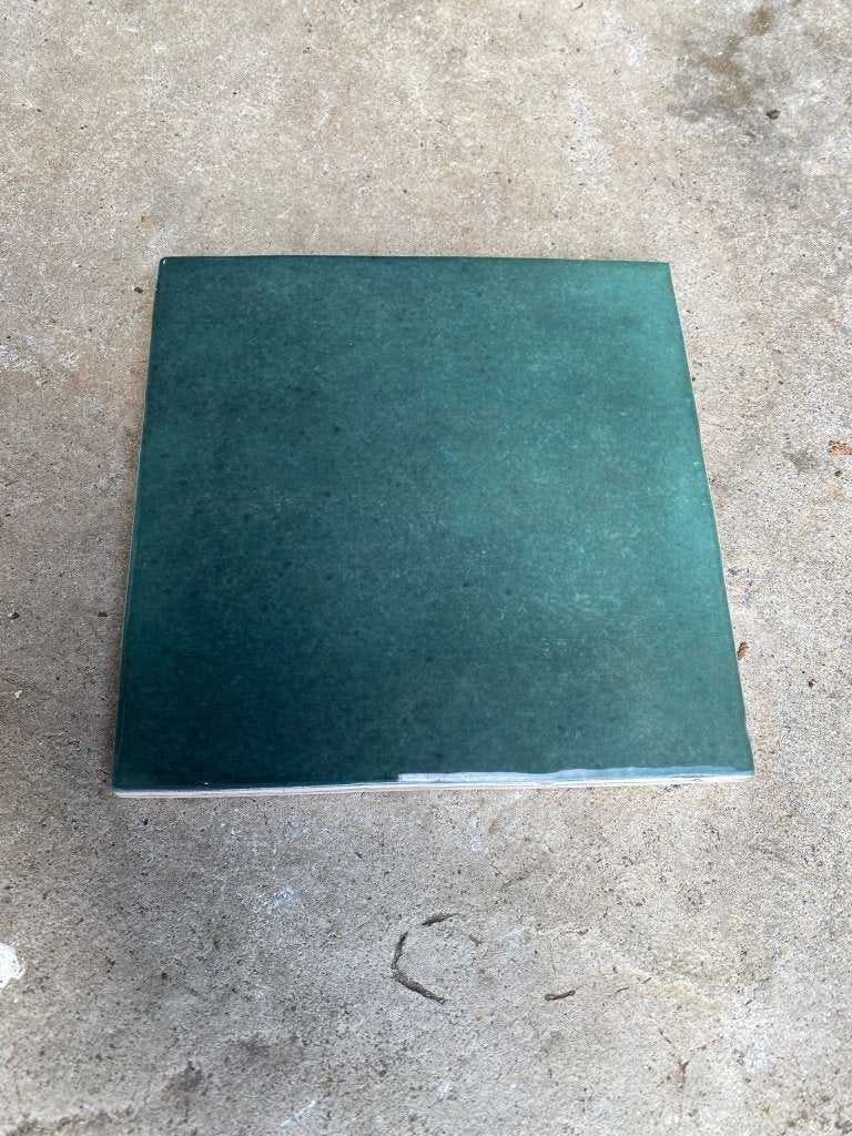 Carrelage mural en céramique vert, Bricolage & Construction, Moins de 20 cm, Céramique, Enlèvement, Moins de 20 cm