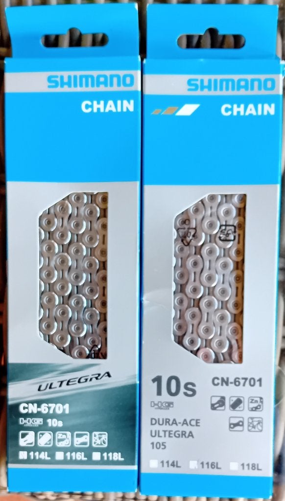 2 Kettingen Shimano Ultegra 10 speed, Fietsen en Brommers, Overige materialen, Nieuw, Ophalen of Verzenden, Derailleur of Ketting