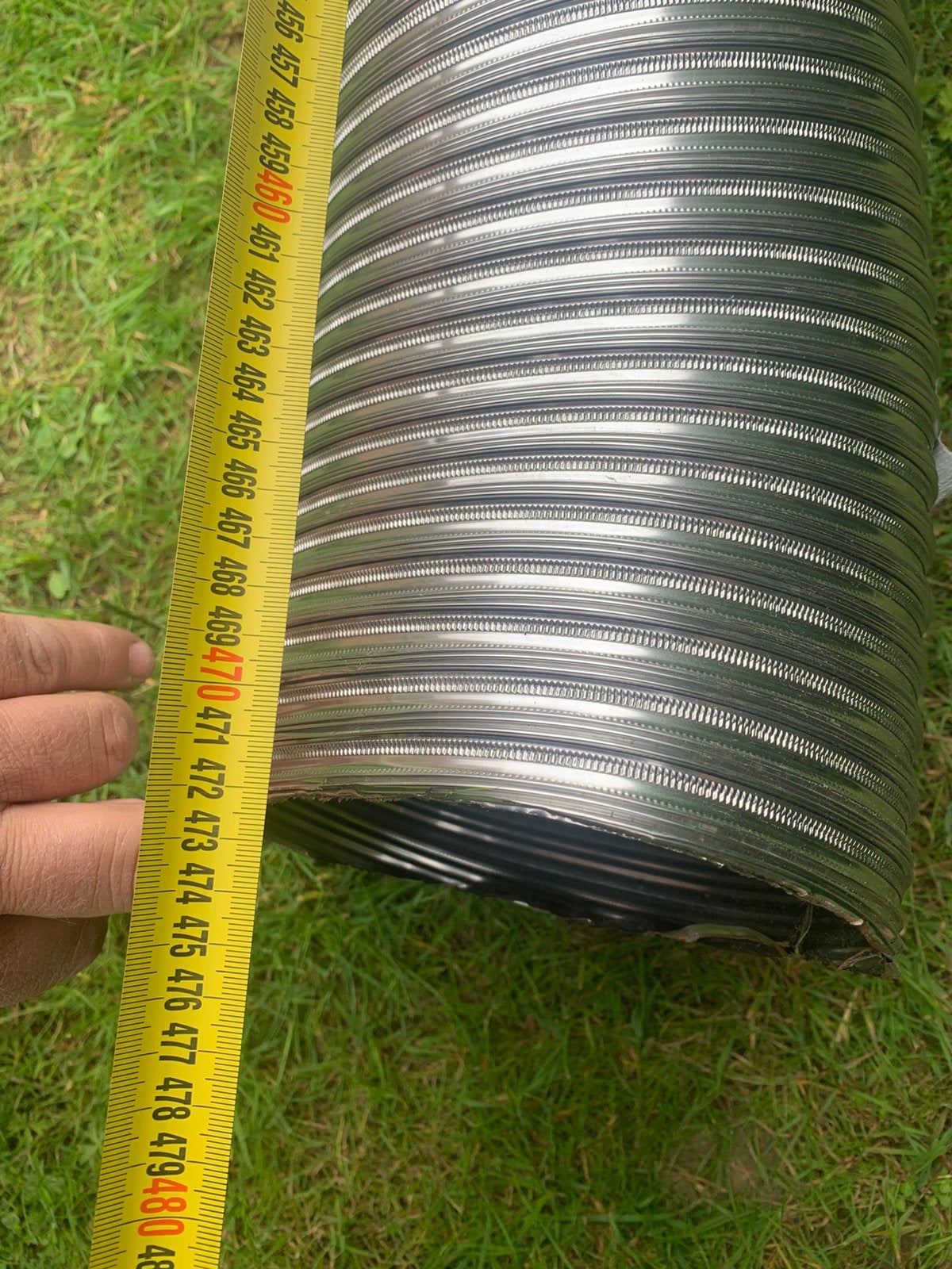 Dubbelwandige inoxbuis 5 meter 150 diameter, Ophalen, Nieuw, Kachel
