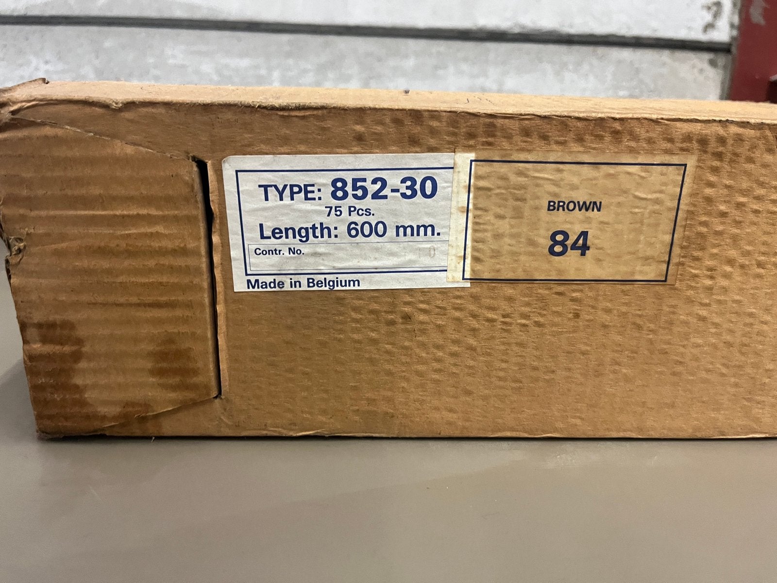 CMC 852-30 dwarsprofiel 600mm 75stuk bruin (84) - systeempl., Ophalen, Zo goed als nieuw
