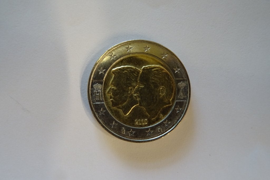 Muntstuk 2 Euro België Luxemburg 2005, Ophalen of Verzenden, België, 2 euro, Losse munt