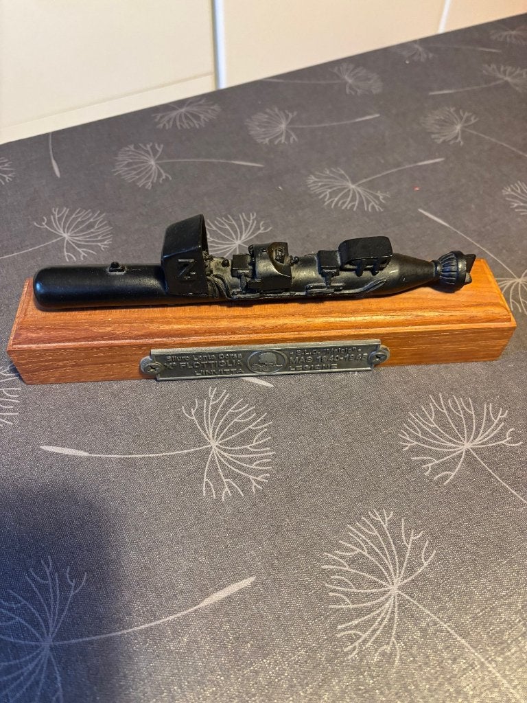 Rare Torpille Panerai de collection – Marché Italien, Collections, Enlèvement, Comme neuf, Panneau publicitaire
