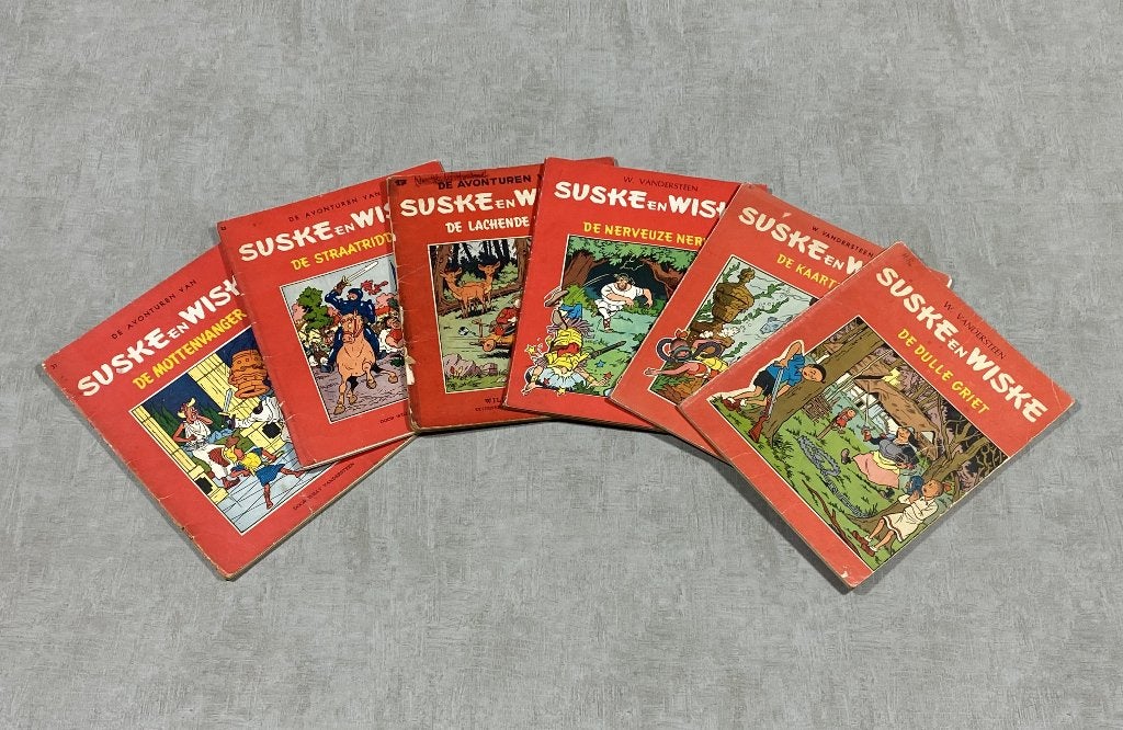 Vandersteen - Suske en Wiske - lot oude strips, Ophalen of Verzenden, Gelezen