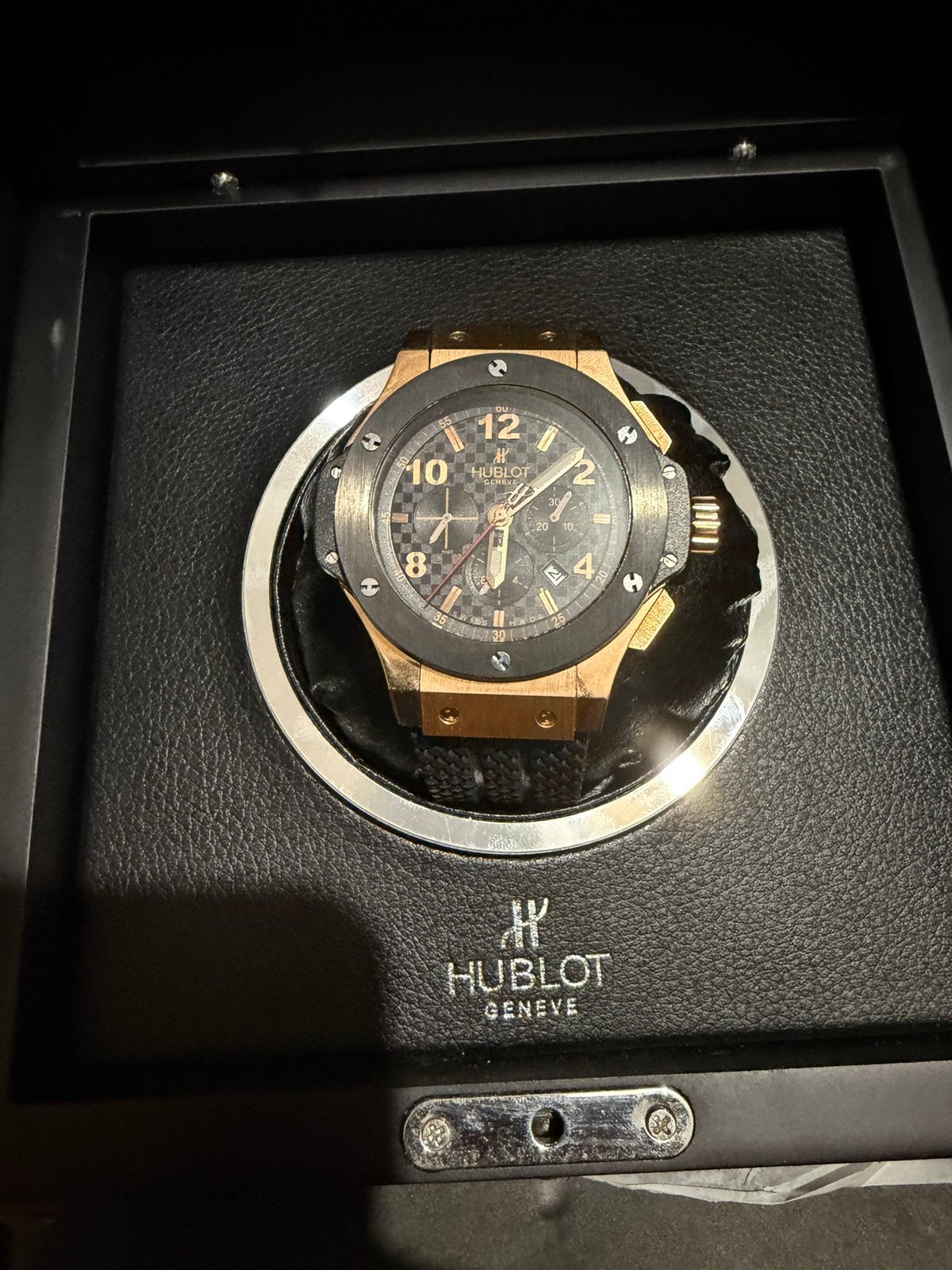 MONTRE HOMME LUXE HUBLOT BIG-BANG 44mm NEUF, Bijoux, Sacs & Beauté, Montres | Hommes, Enlèvement ou Envoi, Neuf