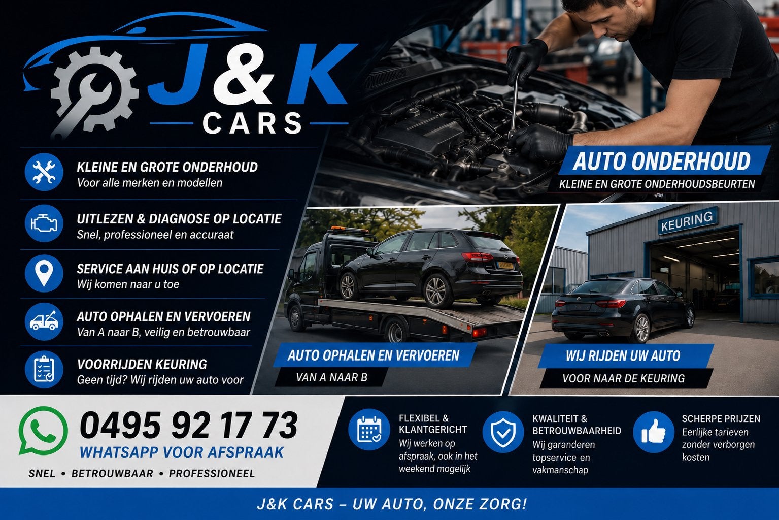 Onderhoud auto, Ophalen