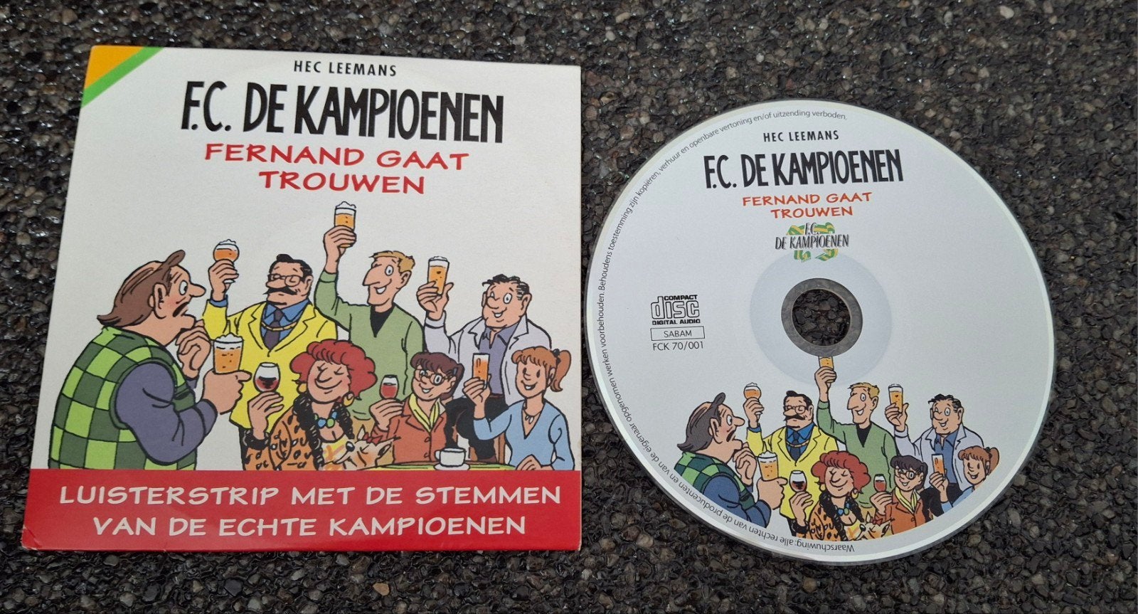 CD luisterstrip FC De Kampioenen Fernand gaat trouwen, Ophalen of Verzenden