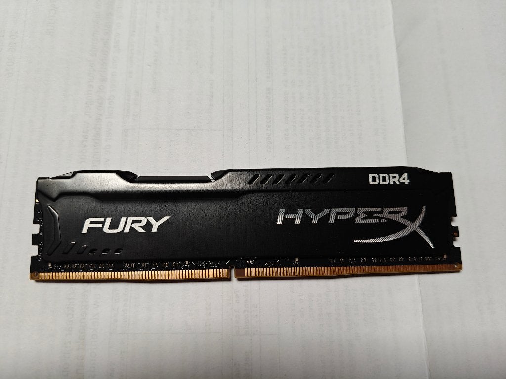 8 GB DDR4 Ram Geheugen HyperX Fury, Computers en Software, RAM geheugen, Ophalen, Gebruikt, DDR4, 8 GB