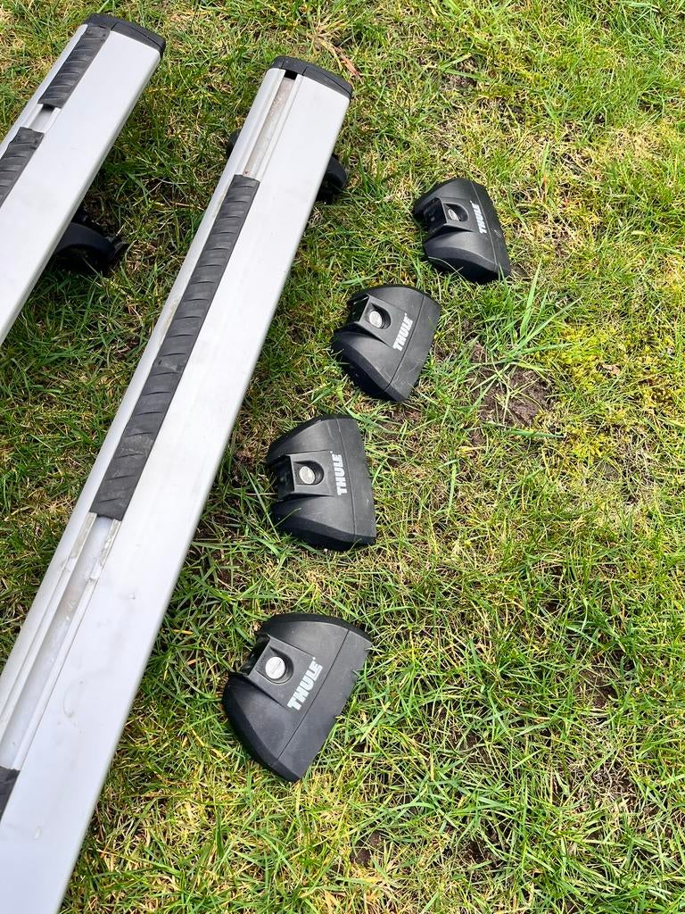 Barres de toit adaptées, entre autres, à l'Audi A4, Enlèvement, Utilisé