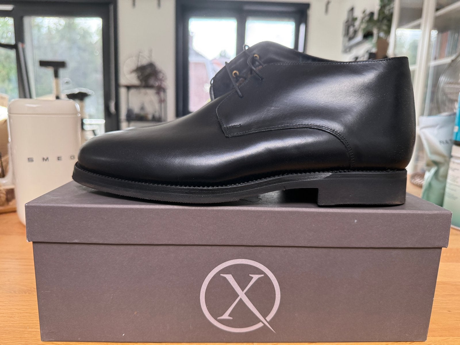 Bottines d'hiver Ambiorix neuves en cuir et laine p.45, Neuf, Enlèvement ou Envoi, Chaussures à lacets, Noir