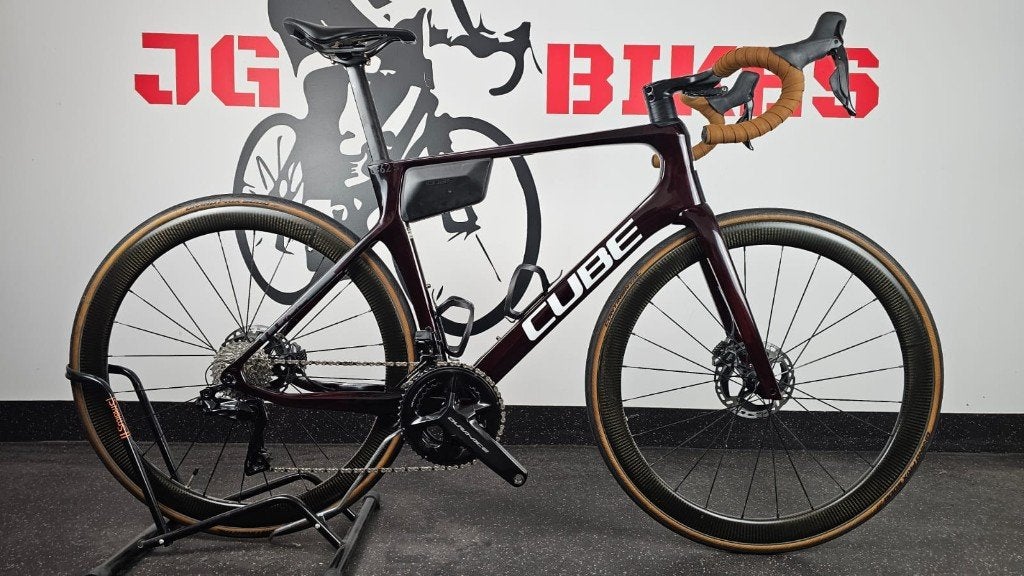 vélo de route Cube Agree C62 SLT Disc Dura-Ace Di2 2x12, Enlèvement, Comme neuf