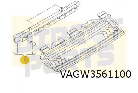 Audi A6 Sedan (-5/04) derde remlicht Origineel! 4B0945097, Neuf, -, -, Audi