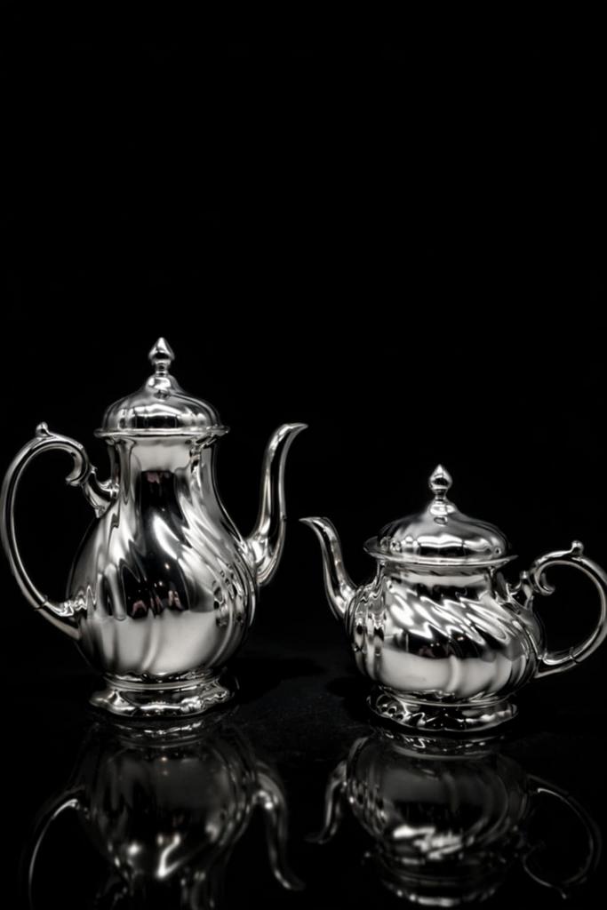 WMF Art Deco antieke koffie/theeset zilverkleurig metaal, Antiek en Kunst, Ophalen of Verzenden, Zilver