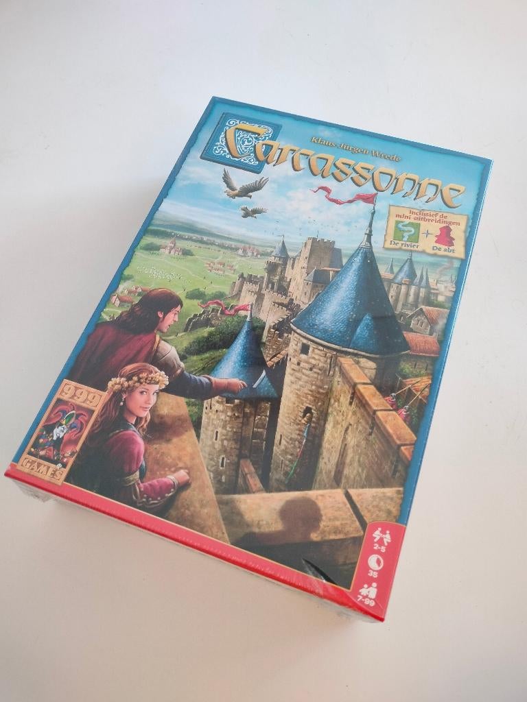 gezelschapsspel Carcassonne, Hobby en Vrije tijd, Gezelschapsspellen | Bordspellen, Ophalen of Verzenden, Nieuw