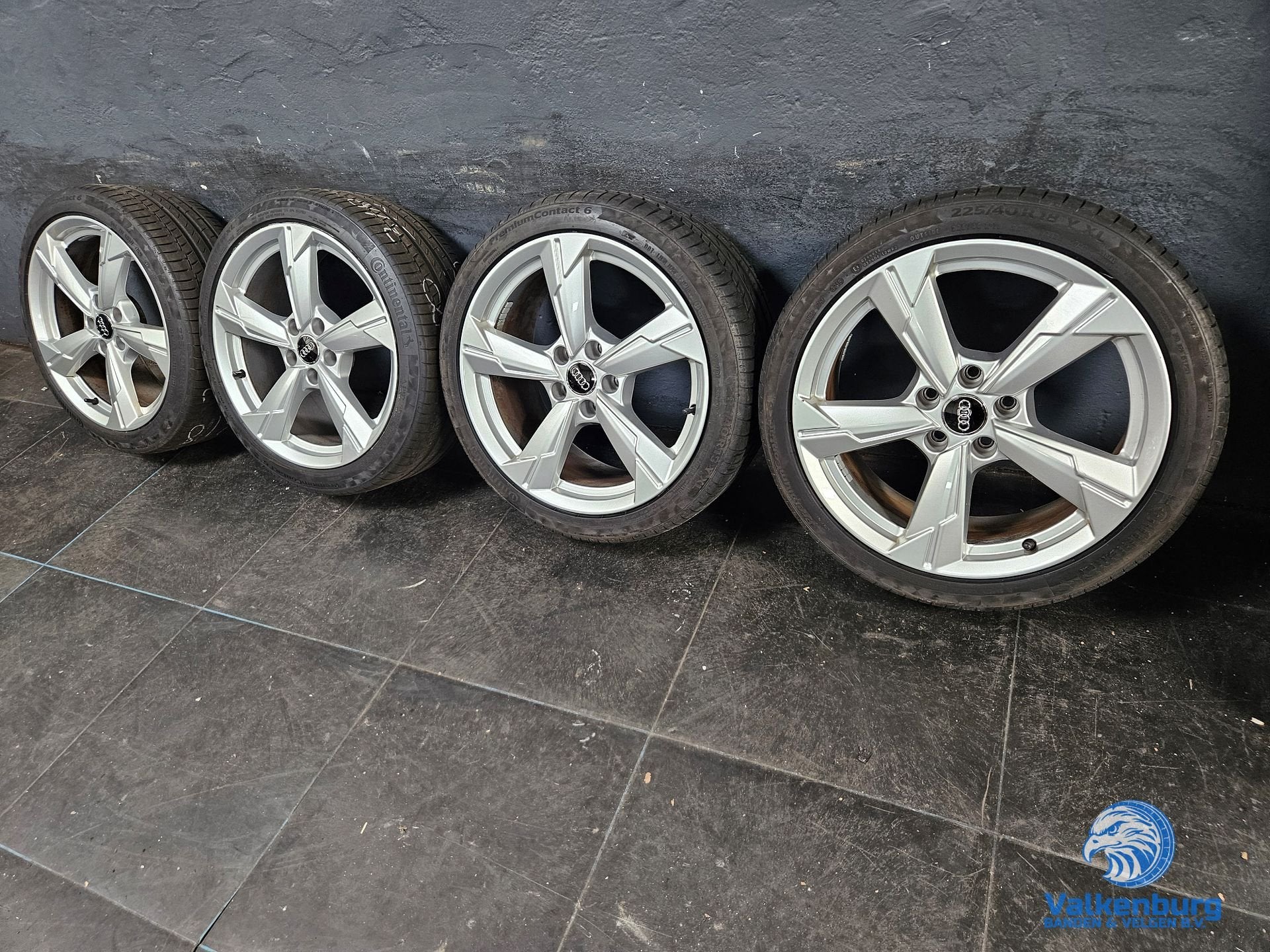 7mm! Originele Audi A3 18 inch Rotor velgen 5x112 zomerbande, Pneus et Jantes, Véhicule de tourisme, Pneus été, -