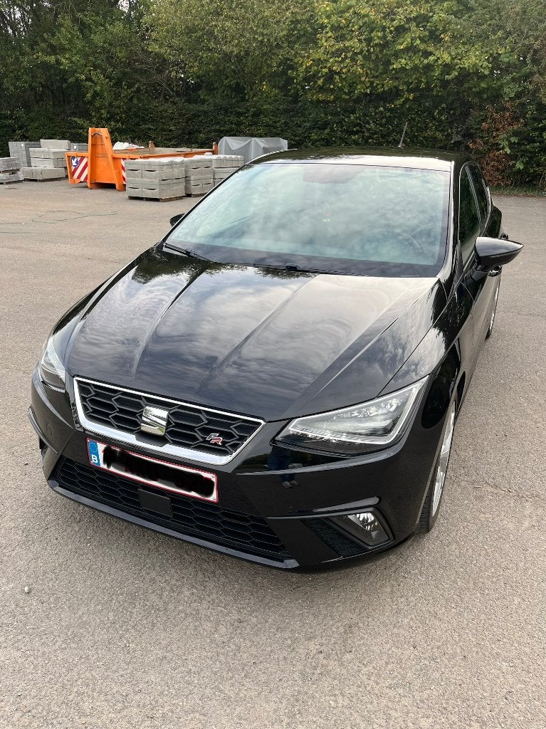 Seat Ibiza 1.0 TSI FR (95 pk) 2020 • Slechts 37.000 km, Auto's, Voorwielaandrijving, Parkeersensor, Zwart, Handgeschakeld