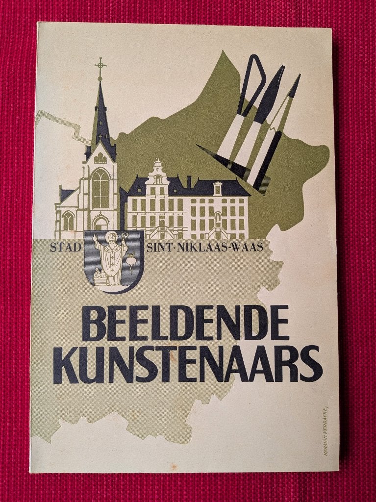 Brochure beeldende kunstenaars van Sint-Niklaas (BK125), Enlèvement ou Envoi, Utilisé