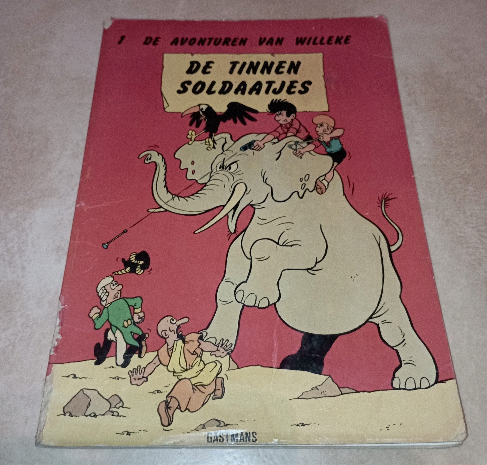 De avonturen van Willeke - De tinnen soldaatjes, Gelezen, Eén stripboek, Ophalen of Verzenden, Edgard Gastmans