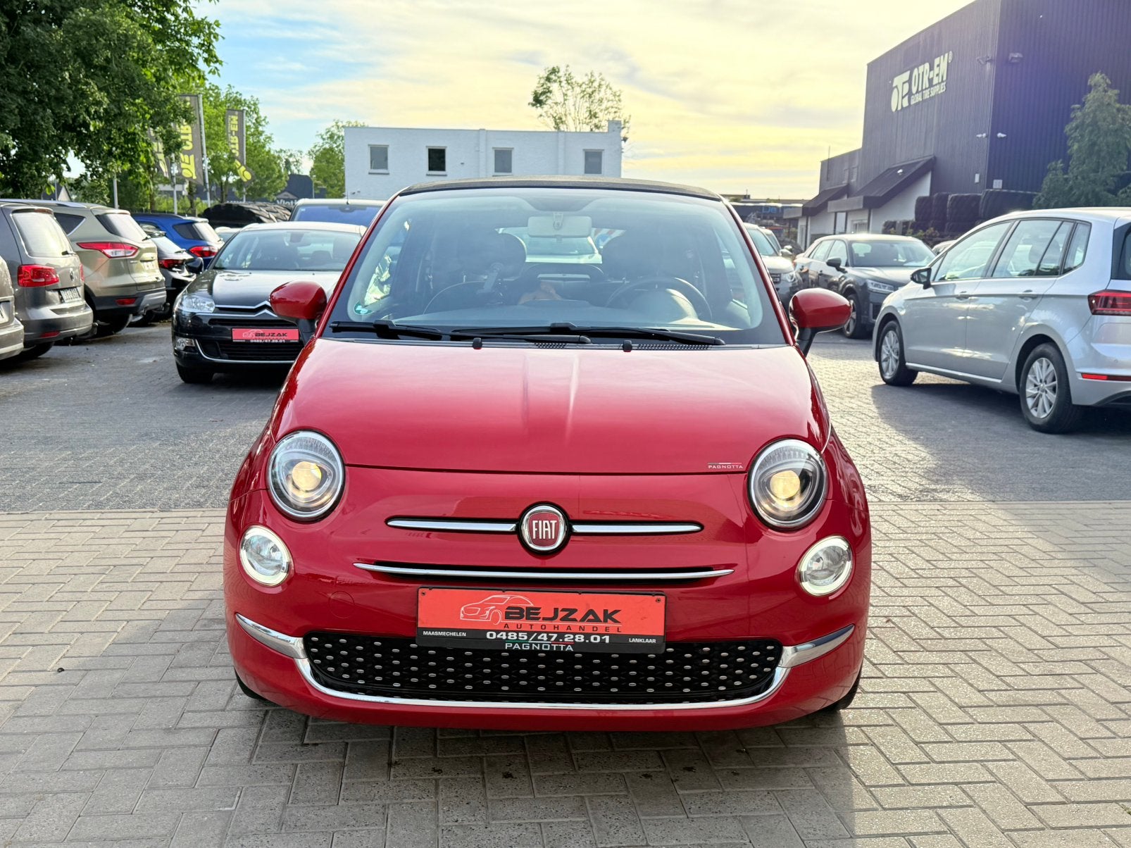 Fiat 500C 1.2i 63.000km 1j Garantie, Auto's, Voorwielaandrijving, Euro 6, Bedrijf, ABS
