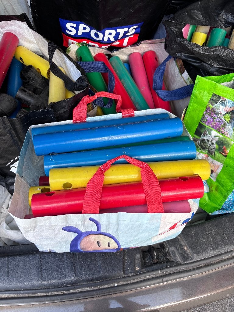 *Gratis* Quadro klimrek wisselstukken, Kinderen en Baby's, Speelgoed | Buiten | Speeltoestellen, Ophalen, Gebruikt, Overige typen