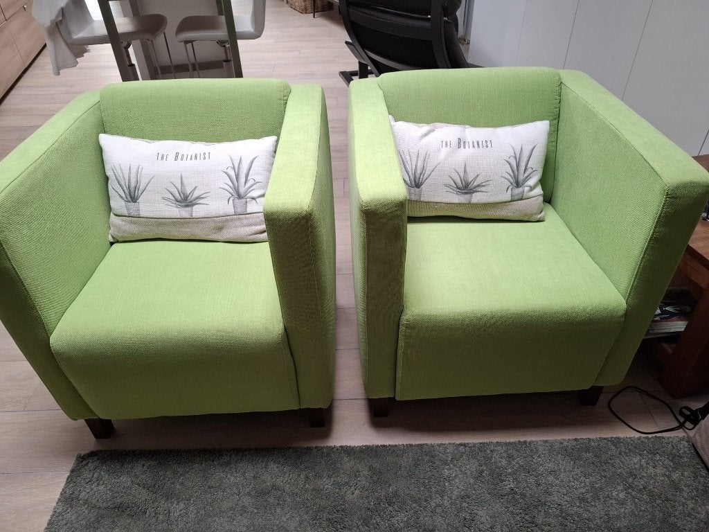 zetel, Huis en Inrichting, Fauteuils, Ophalen, Hout, Minder dan 75 cm, Zo goed als nieuw