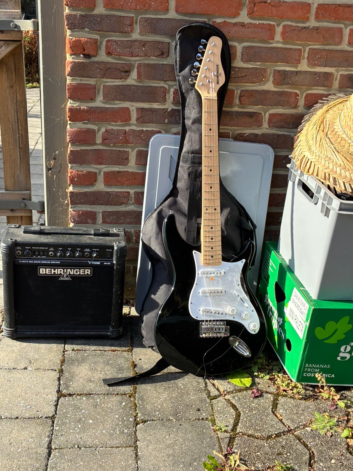 1 guitare électrique et son amplificateur, Musique & Instruments, Enlèvement, Utilisé, Autres marques