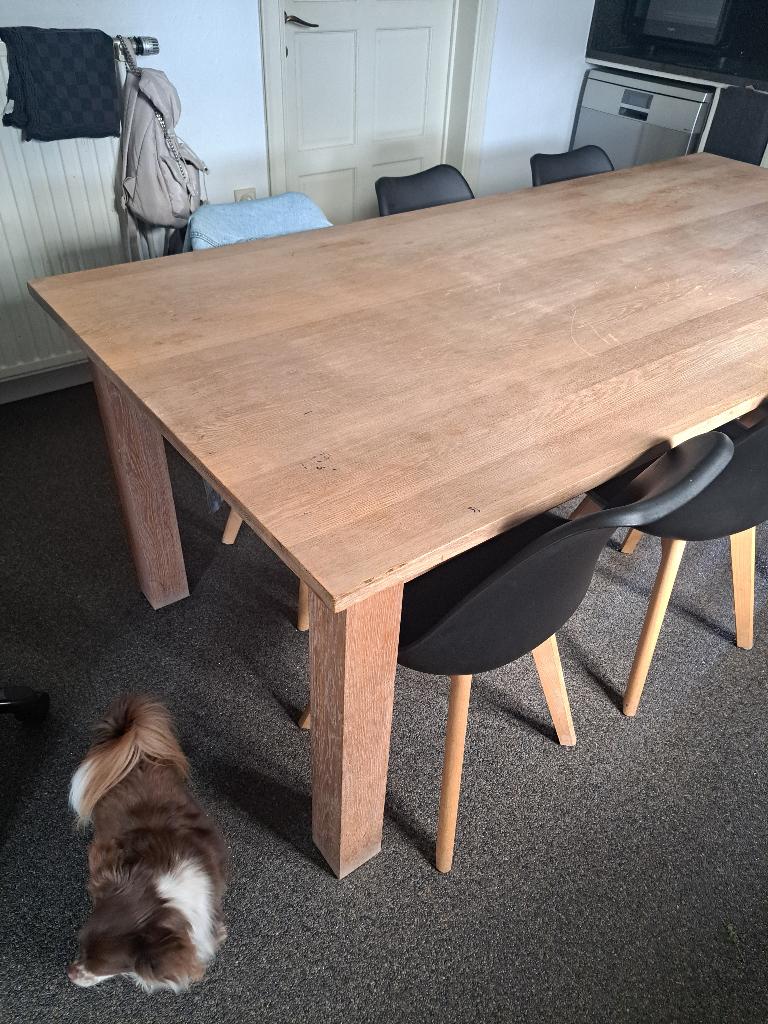 Tafel, Huis en Inrichting, Ophalen, Gebruikt, 200 cm of meer, 50 tot 100 cm