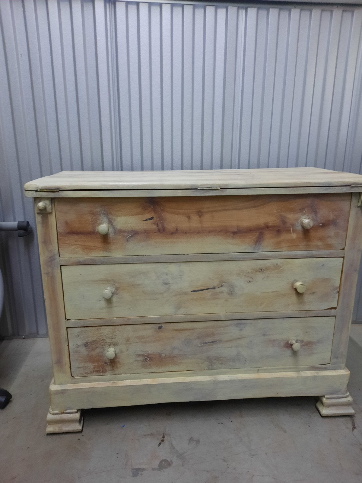 commode/bureau dépliable, Enlèvement