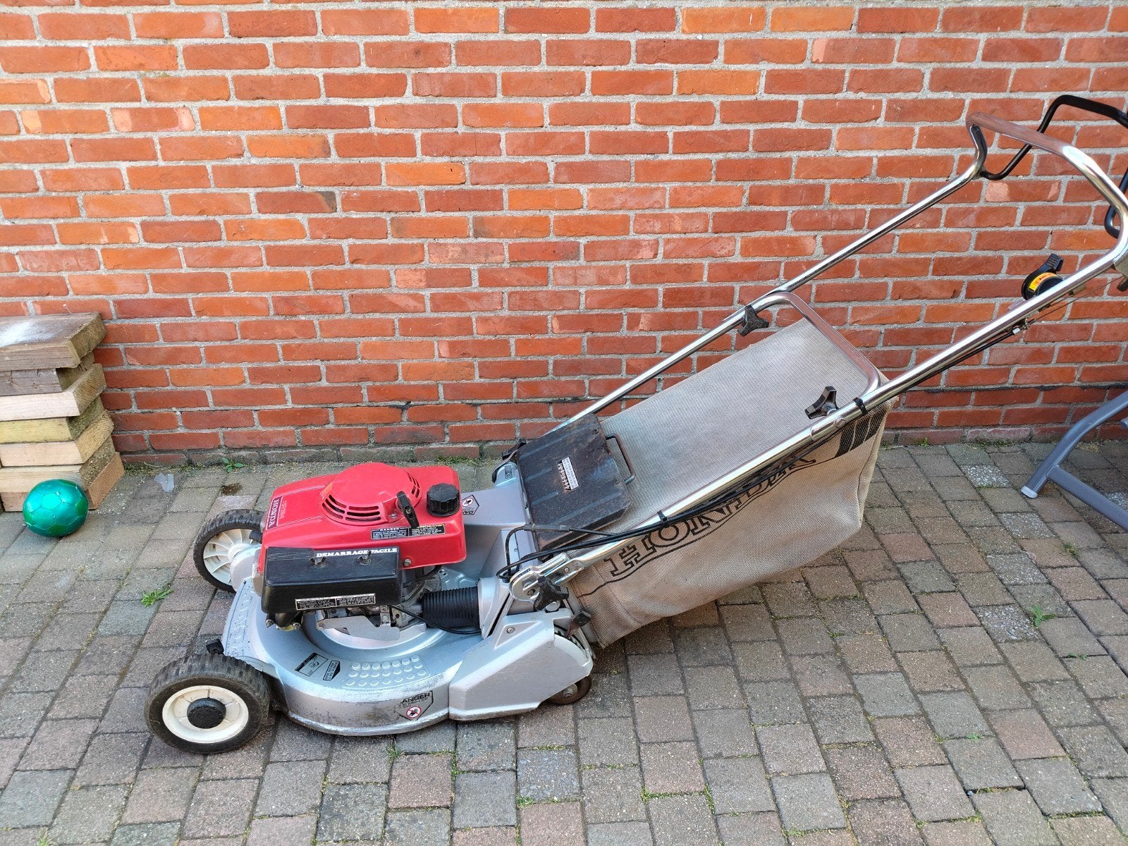 Honda maaier met rol, Tuin en Terras, Grasmaaiers, Ophalen, Honda, Gebruikt, Balkmaaier