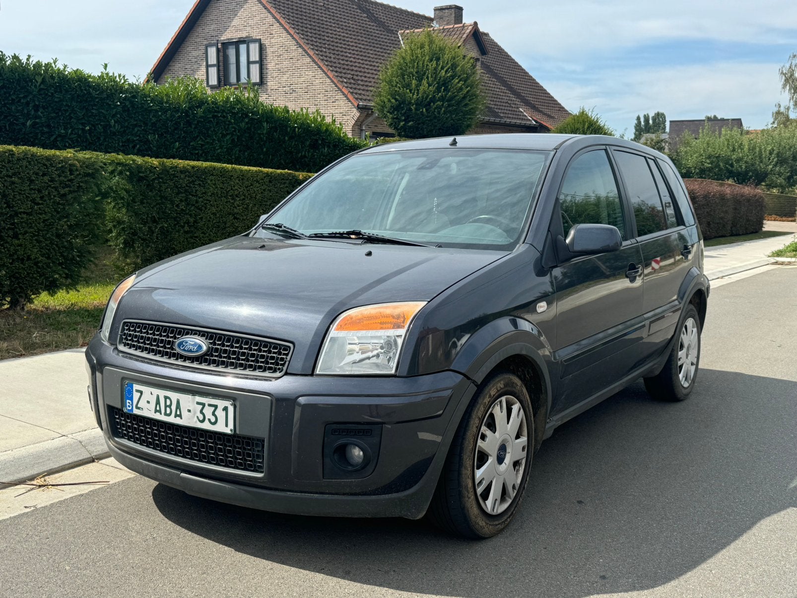 Ford Fusion 1.4 Tdci , airco , 228.000 km , 07.2007 ., Argent ou Gris, Achat, Noir, 5 portes