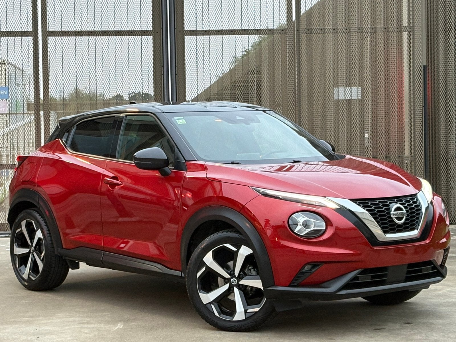 Nissan Juke 1.0DIG-T | GARANTIE | CAM | NAVI | AIRCO | ACC |, Autos, Rouge, Euro 6, Entreprise, Noir
