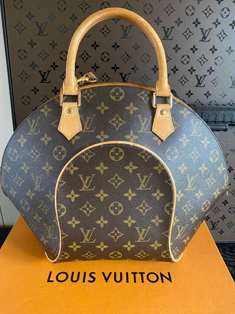 Louis Vuitton Ellipse Icoon Groot model ZGS  van 10/2005, Ophalen, Bruin, Handtas