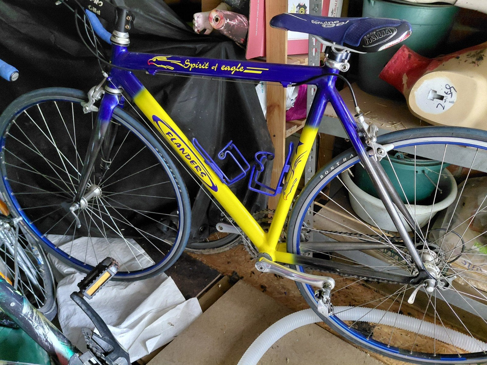 Koersfiets 28inch, Ophalen